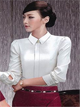 女士修身禮服襯衫