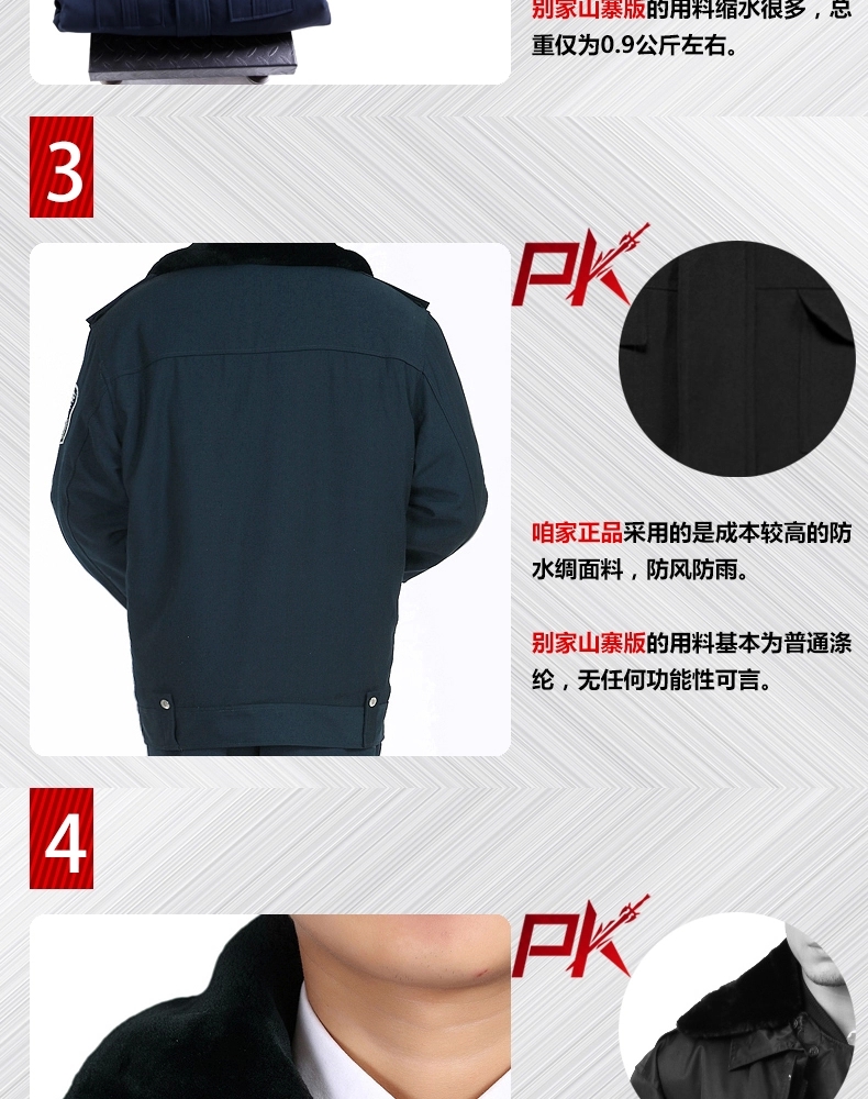 小區(qū)冬季保安服