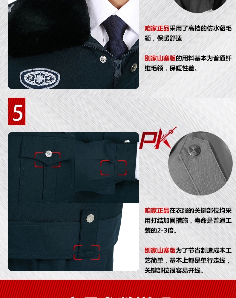小區(qū)冬季保安服