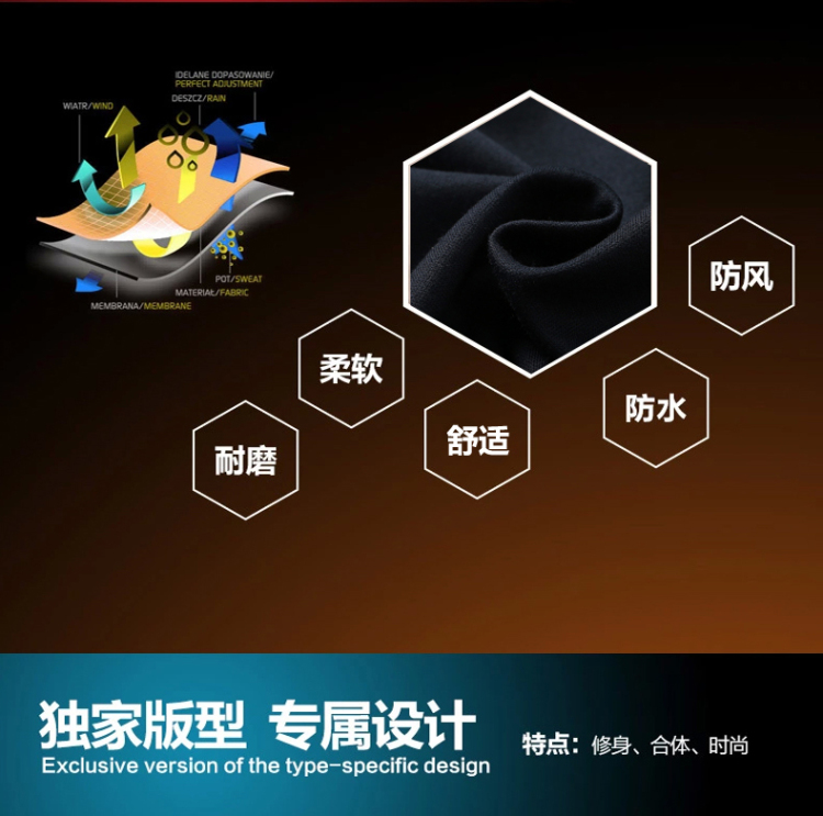 個性撞色拼接夾克