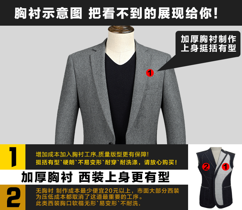 羊毛韓式西裝