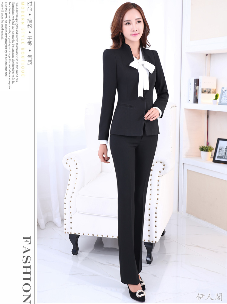 高檔修身女職業(yè)裝