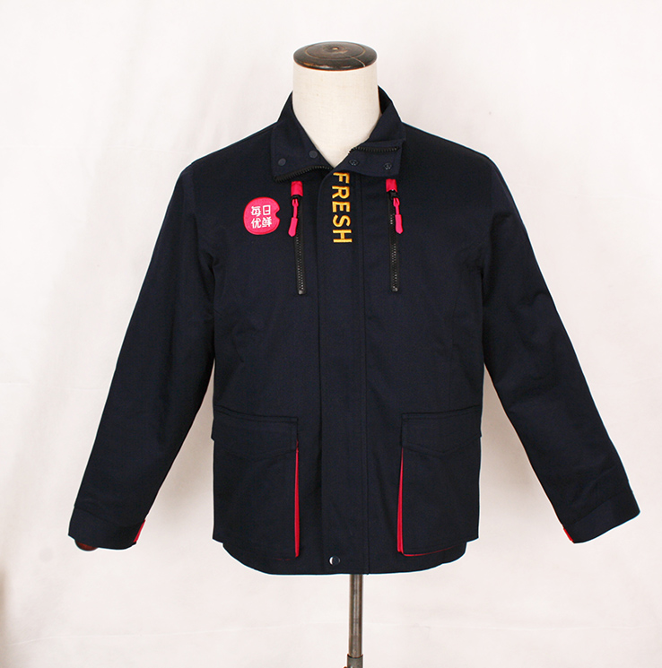 每日優(yōu)鮮定制工作服（正）-工服美 工作服定制生廠家