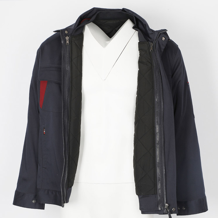 多功能雙面穿夾克內(nèi)膽工服_冬季工服定制廠家-工服美