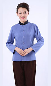 物業(yè)保潔服-藍(lán)