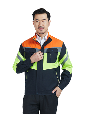時(shí)尚多配色長(zhǎng)袖工作服